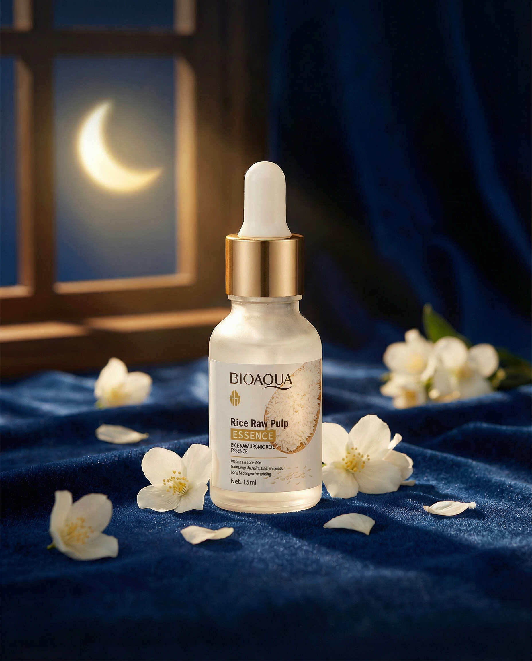 Bioaqua Rice Raw Pulp Essence with Hyaluronic Acid